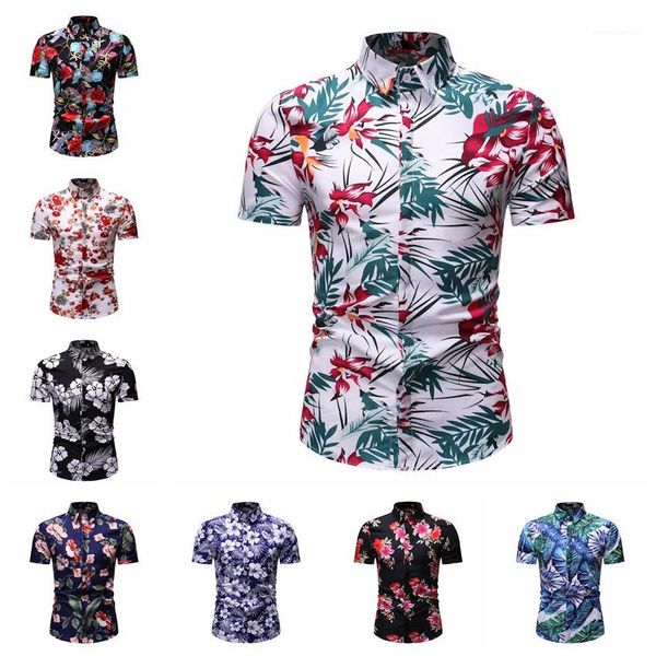 print mens designer shirts casual short sleeved turn down collar button shirts summer slim mens floral, White;black
print mens designer shirts casual short sleeved turn down collar button shirts summer slim mens floral, White;black