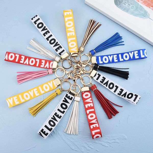 new fashion women casual leather tassels love keychain bag pendant alloy car key chain ring holder trendy jewelry gifts, Silver
new fashion women casual leather tassels love keychain bag pendant alloy car key chain ring holder trendy jewelry gifts, Silver