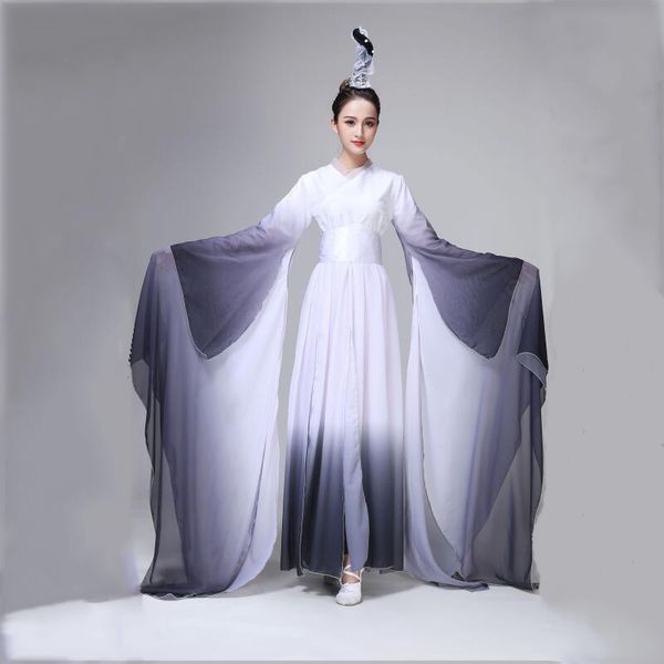 new carnival fancy dress vintage ink style female classical fan dance clothing traditional yangko performance stage wear oriental costume, Black;red
new carnival fancy dress vintage ink style female classical fan dance clothing traditional yangko performance stage wear oriental costume, Black;red