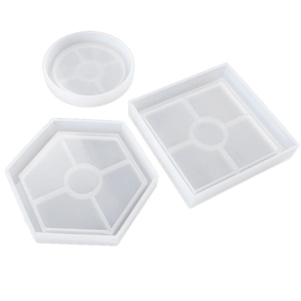 3 pack diy silicone , include round, square, hexagon, bottom bracket prevents deformation, molds for casting with re
3 pack diy silicone , include round, square, hexagon, bottom bracket prevents deformation, molds for casting with re