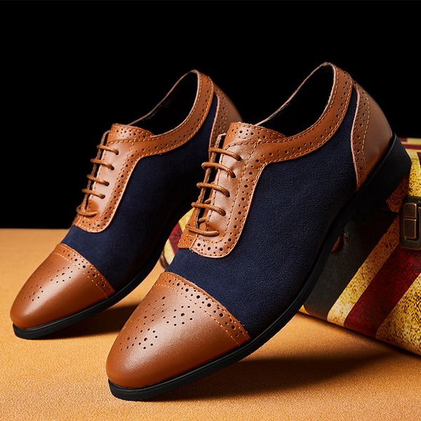 men's dress shoes 2019 new arrival formal business shoes men vitage design lace-up leather, Black
men's dress shoes 2019 new arrival formal business shoes men vitage design lace-up leather, Black