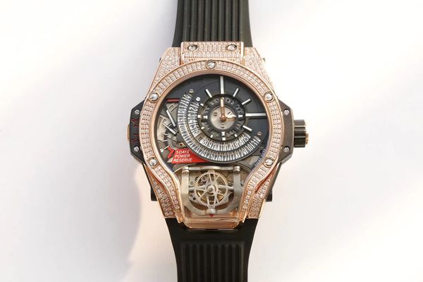 2020 new men's hollow mechanical watch equipped with imported mechanical movement biaxial tourbillon watch, Slivery;brown
2020 new men's hollow mechanical watch equipped with imported mechanical movement biaxial tourbillon watch, Slivery;brown