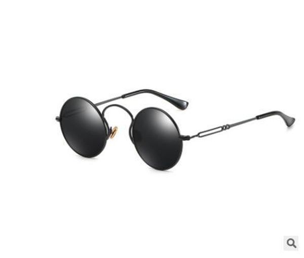 2019 new style style small round mirror retro retro polarizer net red street sfashion sunglasses, White;black
2019 new style style small round mirror retro retro polarizer net red street sfashion sunglasses, White;black