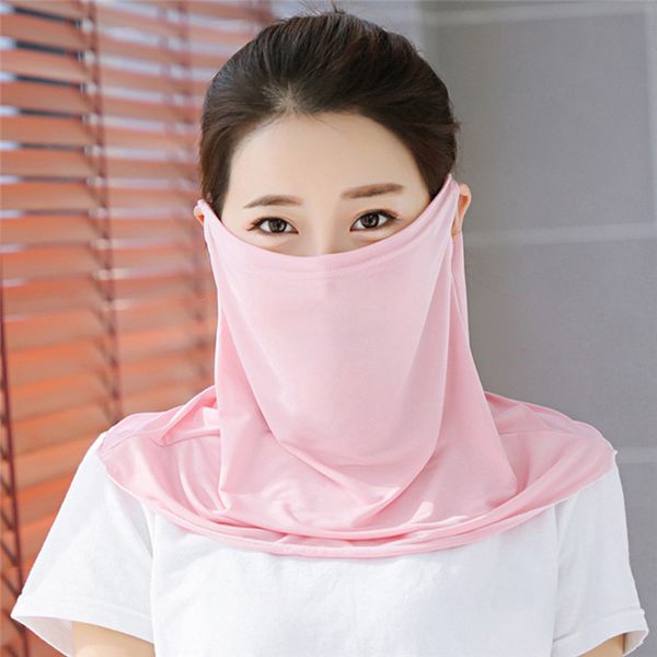 women cycling face mask breathable ice silk sunscreen long neck full face mask uv protection outdoor sports riding, Black
women cycling face mask breathable ice silk sunscreen long neck full face mask uv protection outdoor sports riding, Black