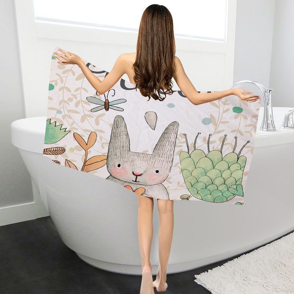 150cm*70cm cartoon rabbit swimming towels soft women beach towel superfine fiber long beach towel sport travel sunproof shawl
150cm*70cm cartoon rabbit swimming towels soft women beach towel superfine fiber long beach towel sport travel sunproof shawl