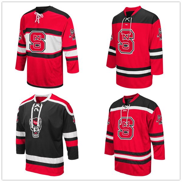 custom ncaa mens nc state wolfpack university red black hockey jerseys college wear embroidery stitched customized any number your name
custom ncaa mens nc state wolfpack university red black hockey jerseys college wear embroidery stitched customized any number your name