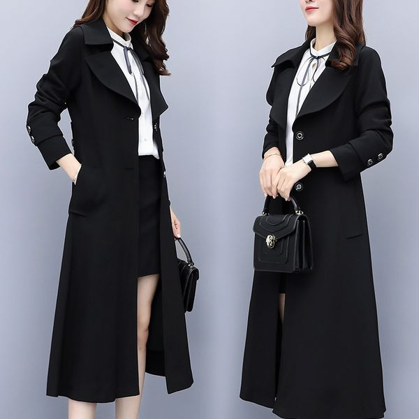 women's trench coats coat for long women spring plus size windbreaker overcoat autumn korean female manteau femme kj2071, Tan;black
women's trench coats coat for long women spring plus size windbreaker overcoat autumn korean female manteau femme kj2071, Tan;black