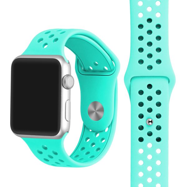 38mm 42mm watchband with hole breathable ilicone watch trap for apple watch iwatch 1 2 3 band
38mm 42mm watchband with hole breathable ilicone watch trap for apple watch iwatch 1 2 3 band