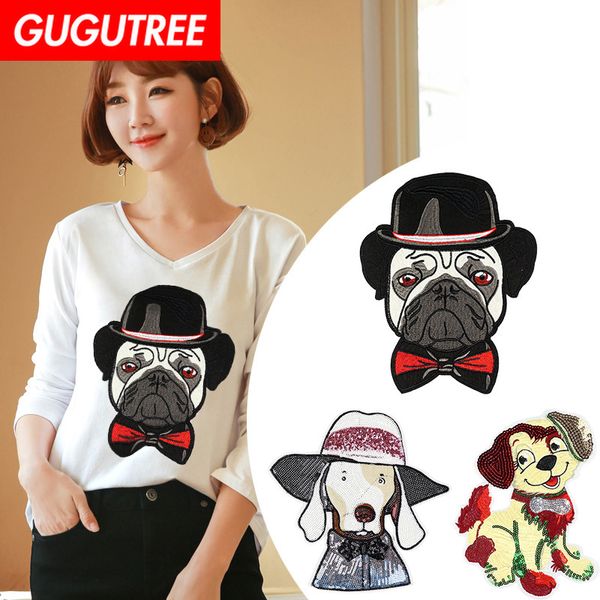 gugutree embroidery sequins big dogs patch animal cartoon patches badges applique patches for clothing dxl-22, Black
gugutree embroidery sequins big dogs patch animal cartoon patches badges applique patches for clothing dxl-22, Black