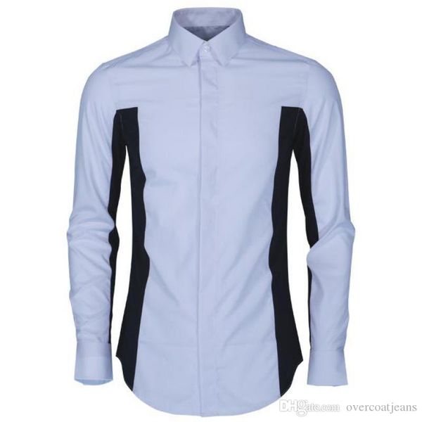 мужские рубашки моды с длинным рукавом мужские платье рубашки тенденция мужская футболки повседневная slim fit повседневная рубашка размер 4, White;black 
мужские рубашки моды с длинным рукавом мужские платье рубашки тенденция мужская футболки повседневная slim fit повседневная рубашка размер 4, White;black