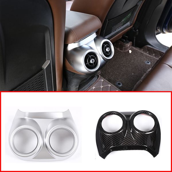 silver/carbo fiber style for alfa stelvio(949)2017-19 abs plastic rear air conditioning vent outlet cover trim accessories
silver/carbo fiber style for alfa stelvio(949)2017-19 abs plastic rear air conditioning vent outlet cover trim accessories