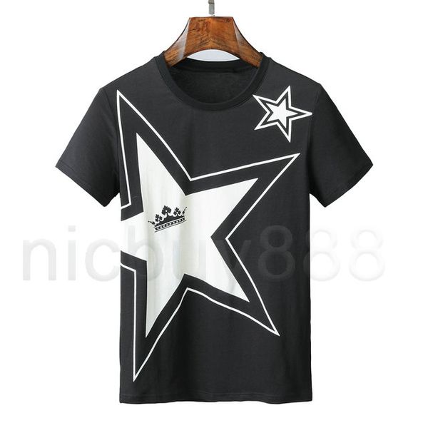 fashion designer luxury europe clothing for mens t-shirt five-pointed star crown black letter print tshirt tee casual tshirts t shirt, White;black
fashion designer luxury europe clothing for mens t-shirt five-pointed star crown black letter print tshirt tee casual tshirts t shirt, White;black