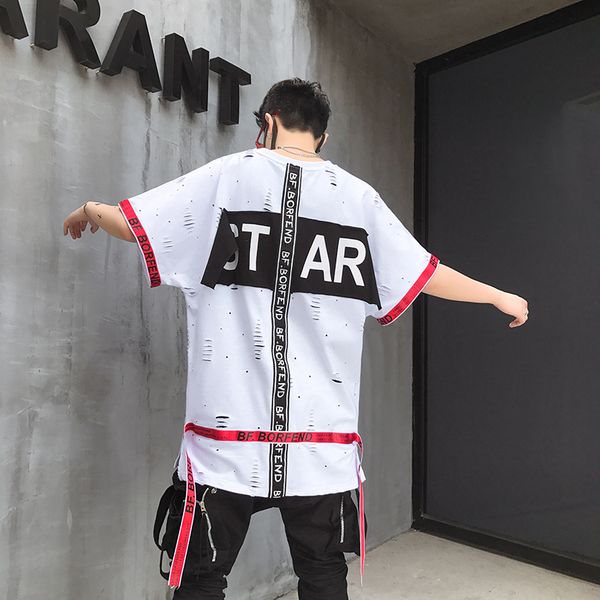 лето короткие рукава harajuku корея моды белый черный tshirt streetwear one piece hip hop rock punk мужские тенниски одежды, White;black
лето короткие рукава harajuku корея моды белый черный tshirt streetwear one piece hip hop rock punk мужские тенниски одежды, White;black