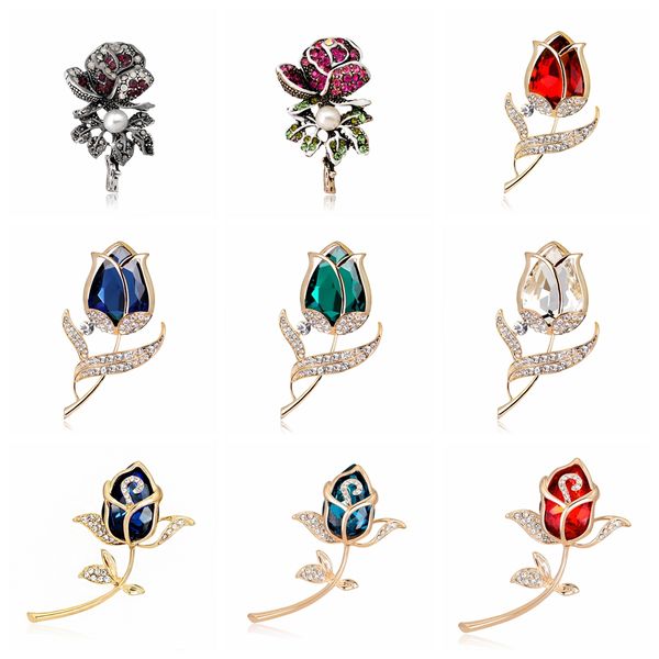 brooches rose flower enamel rhinestones brooches wedding party banquet jewelry dropshipping rose flower brooch pins, Gray
brooches rose flower enamel rhinestones brooches wedding party banquet jewelry dropshipping rose flower brooch pins, Gray