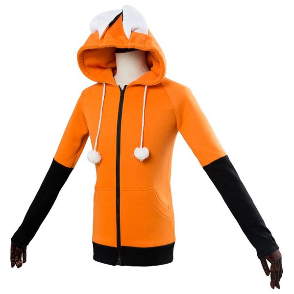 аниме fox orelhas уши косплей hoodie zipper jacket толстовка halloween party оранжевое пальто, Black
аниме fox orelhas уши косплей hoodie zipper jacket толстовка halloween party оранжевое пальто, Black
