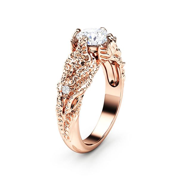 euramerican flower and vine ladies rings luxury rose gold color plated zircon engagement rings fashion women party jewelry anel, Silver
euramerican flower and vine ladies rings luxury rose gold color plated zircon engagement rings fashion women party jewelry anel, Silver
