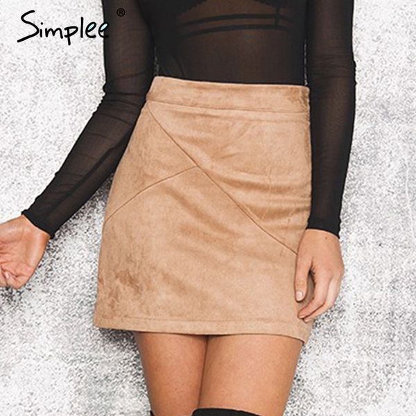 autumn vintage leather suede pencil skirt winter cross high waist skirt zipper split bodycon short skirts womens, Black
autumn vintage leather suede pencil skirt winter cross high waist skirt zipper split bodycon short skirts womens, Black