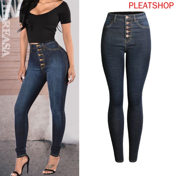 autumn and winter new style europe and america thick simple skinny jeans women 's high-waisted slimming pencil pants slim fit, Blue
autumn and winter new style europe and america thick simple skinny jeans women 's high-waisted slimming pencil pants slim fit, Blue