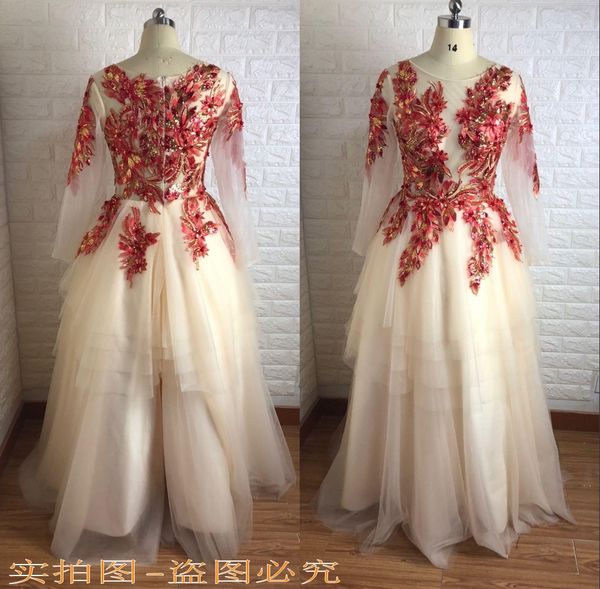 Long Sleeve Red Blue Evening Dresses 2019 Sequined Prom Gowns Formal Wear Party Dress Special Occasion Abendkleider vestidos de baile
Long Sleeve Red Blue Evening Dresses 2019 Sequined Prom Gowns Formal Wear Party Dress Special Occasion Abendkleider vestidos de baile