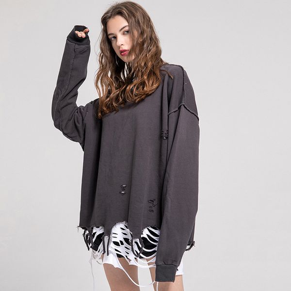 luxury hoodie hip hop autumn high street cut through the broken hole to do old loose brand sweater long-sleeved hoodie mens, Black
luxury hoodie hip hop autumn high street cut through the broken hole to do old loose brand sweater long-sleeved hoodie mens, Black