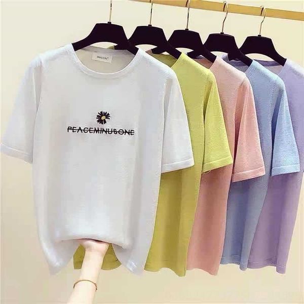 super fire cec short-sleeved female t- 2020 xia t- shirt xiao zouju bright silk embroidery half-sleeved base shirt ice silk thin, White
super fire cec short-sleeved female t- 2020 xia t- shirt xiao zouju bright silk embroidery half-sleeved base shirt ice silk thin, White