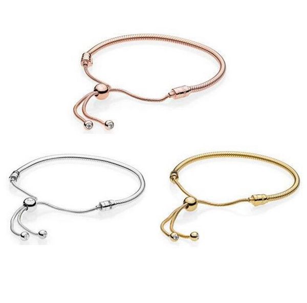 925 sterling-silver-jewelry adjustable snake chain bracelet for women diy fits european silver charm beads, Black
925 sterling-silver-jewelry adjustable snake chain bracelet for women diy fits european silver charm beads, Black