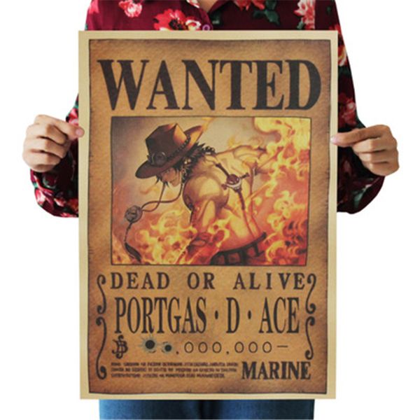 One Piece Плакат Мультфильм Comic Ace Kraft Paper Cafe Bar Home Decor Живопись стикер стены 51x36cm
One Piece Плакат Мультфильм Comic Ace Kraft Paper Cafe Bar Home Decor Живопись стикер стены 51x36cm