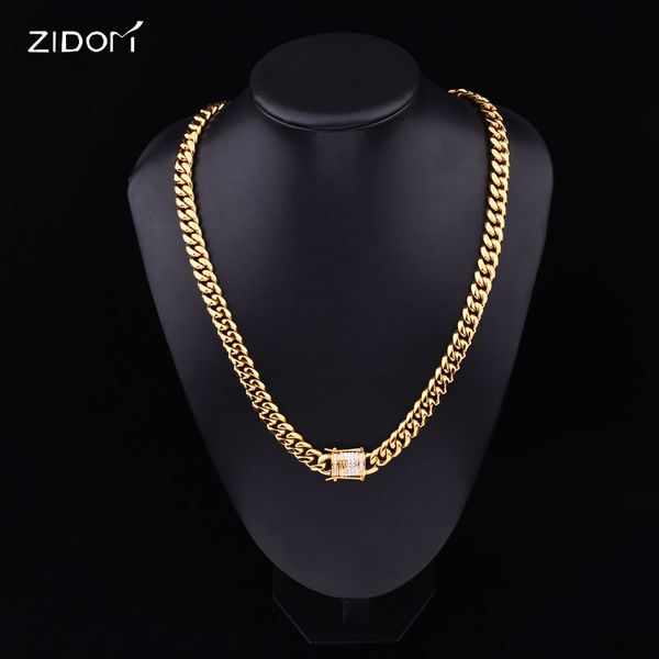 men hiphop iced out bling chain necklace stainless steel 10mm/60cm miami cuban link chains necklaces men hip hop jewelry gift, Silver
men hiphop iced out bling chain necklace stainless steel 10mm/60cm miami cuban link chains necklaces men hip hop jewelry gift, Silver