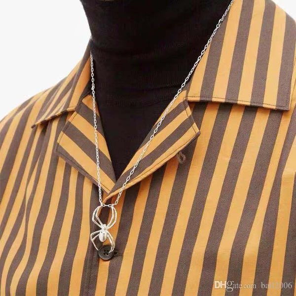 new ambush personality spider pendant 925 sterling silver necklace for men and women
new ambush personality spider pendant 925 sterling silver necklace for men and women
