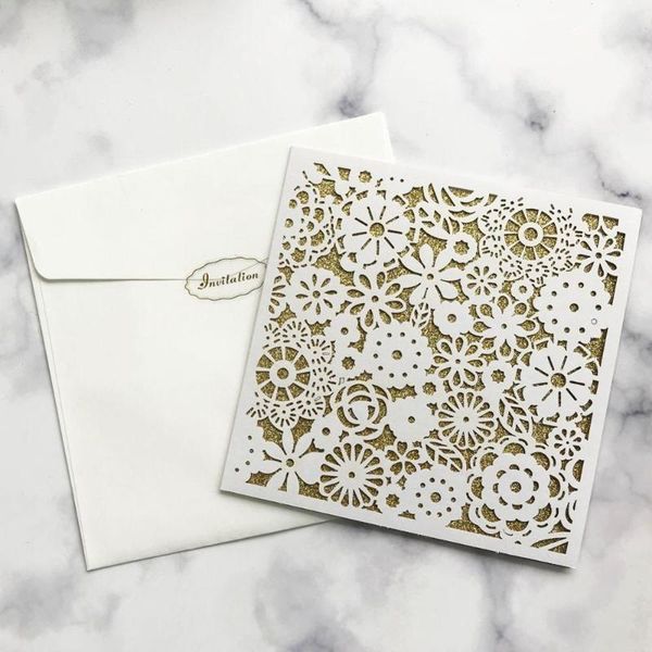 25pcs laser cut wedding invitation card lace flower menu greeting card customize wedding party decoration
25pcs laser cut wedding invitation card lace flower menu greeting card customize wedding party decoration