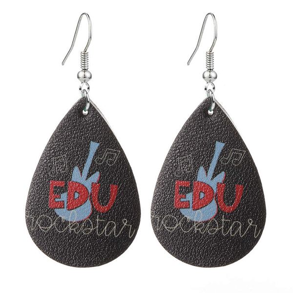 bohemian design owl leaf flower printed pu leather earrings for women girl fashion teardrop dangle drop earrings hook ear party jewelry gift, Silver
bohemian design owl leaf flower printed pu leather earrings for women girl fashion teardrop dangle drop earrings hook ear party jewelry gift, Silver