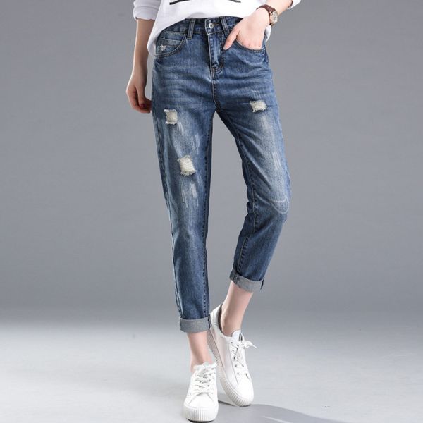 women's jeans 2021 winter solid wash ripped boyfriend for women high waist skinny woman plus size denim pencil female mom, Blue
women's jeans 2021 winter solid wash ripped boyfriend for women high waist skinny woman plus size denim pencil female mom, Blue