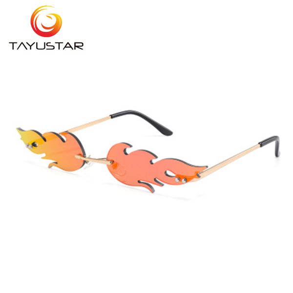 new fire flame sunglasses women men rimless sun glasses wave metal frame 2019 hip hop narrow sunglasses party eyewear streetwear, White;black
new fire flame sunglasses women men rimless sun glasses wave metal frame 2019 hip hop narrow sunglasses party eyewear streetwear, White;black