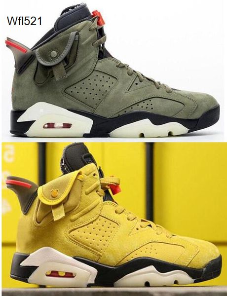 new 6 travis scotts cactus jack glow in dark 3m reflective olive army green 6s wheat yellow basketball shoes men sneakers with box, Black
new 6 travis scotts cactus jack glow in dark 3m reflective olive army green 6s wheat yellow basketball shoes men sneakers with box, Black