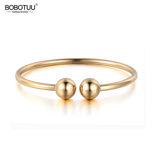 bobotuu classic titanium steel open cuff bracelets & bangles rose gold color wedding bangle jewelry for women bb18027, Black
bobotuu classic titanium steel open cuff bracelets & bangles rose gold color wedding bangle jewelry for women bb18027, Black