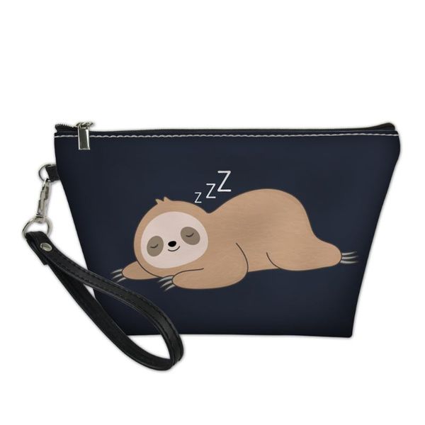 make up bag cute sloth printing leather cosmetic bags for women travel small makeup bag zipper pouch toiletry waterproof 
make up bag cute sloth printing leather cosmetic bags for women travel small makeup bag zipper pouch toiletry waterproof