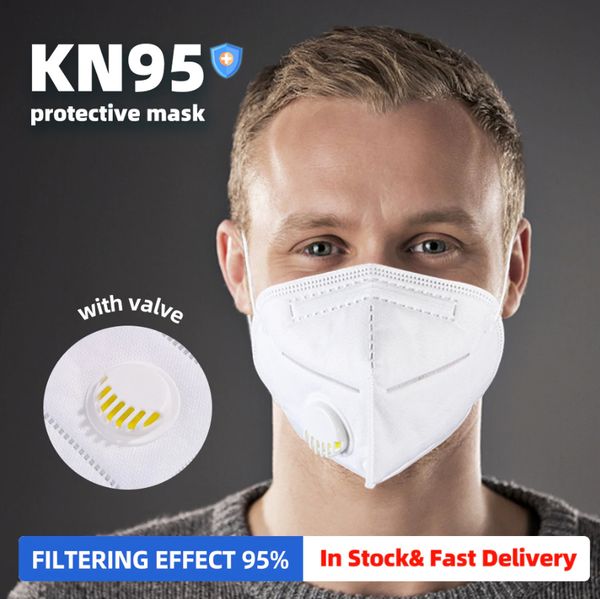 kn95 клапаны маска для лица антипылевая n95 защитная пылезащитная 9501 9001v с респиратором клапанные маски многоразовые твердые частицы 5 ш