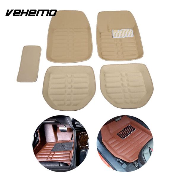 vehemo 5pcs brown auto carpet trucks driver floor mat foot pad universal vehicles
vehemo 5pcs brown auto carpet trucks driver floor mat foot pad universal vehicles