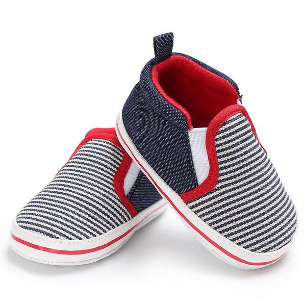 new baby toddler infant boy girl soft sole fashion striped prewalker crib shoes casual shoose 0-18 month, Black
new baby toddler infant boy girl soft sole fashion striped prewalker crib shoes casual shoose 0-18 month, Black