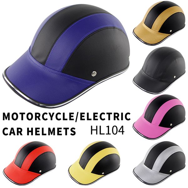 motorcycle helmet pu casco leather motorcycle open half face helmets bicycle scooter helmet baseball cap protective cascos
motorcycle helmet pu casco leather motorcycle open half face helmets bicycle scooter helmet baseball cap protective cascos