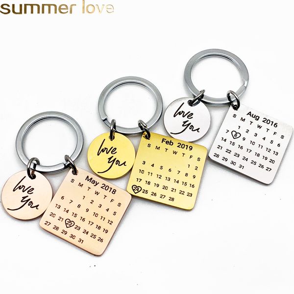 custom jewelry stainless steel keychain personalized calendar key chain engraved date birthday for girls lovers friends anniversary wedding, Slivery;golden
custom jewelry stainless steel keychain personalized calendar key chain engraved date birthday for girls lovers friends anniversary wedding, Slivery;golden