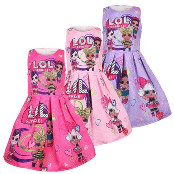 2019 ins boutique selling kids designer girls dresses lol dolls printed princess girls clothes 100-140, Red;yellow
2019 ins boutique selling kids designer girls dresses lol dolls printed princess girls clothes 100-140, Red;yellow