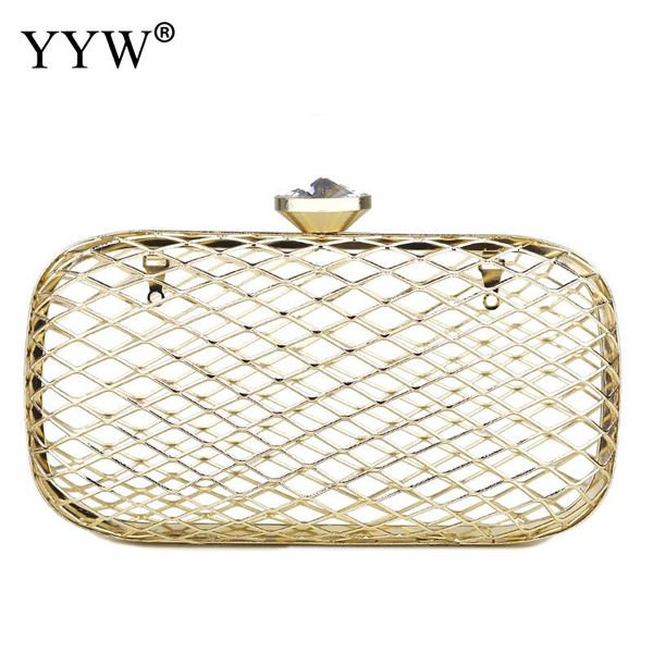 2019 women hollow out metal chain wedding party crossbody metallic clutch mini gold cages clutch evening luxury purse handbag
2019 women hollow out metal chain wedding party crossbody metallic clutch mini gold cages clutch evening luxury purse handbag