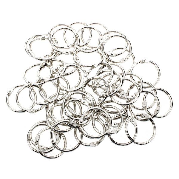50 pcs staple book binder 30mm outer diameter loose leaf ring keychain diy silver color key ring chain keyring accessories, Slivery;golden
50 pcs staple book binder 30mm outer diameter loose leaf ring keychain diy silver color key ring chain keyring accessories, Slivery;golden