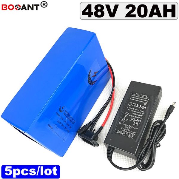 Image of Wholesale 5pcs/lot 48V 20AH E-bike Lithium battery for Bafang BBSHD 500W 1000W Motor 48V Electric Scooter battery Free Shipping