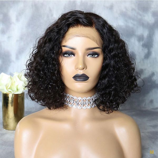 9a human hair wigs pre plucked 13x4 short curly lace front wig brazilian virgin for black women with baby hair, Black;brown
9a human hair wigs pre plucked 13x4 short curly lace front wig brazilian virgin for black women with baby hair, Black;brown