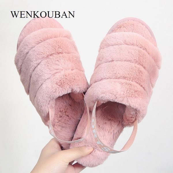 women slippers furry slides winter home slippers indoor shoes warm plush slippers femme flip flops fur slides zapatos mujer 2020 mx200425, Black
women slippers furry slides winter home slippers indoor shoes warm plush slippers femme flip flops fur slides zapatos mujer 2020 mx200425, Black
