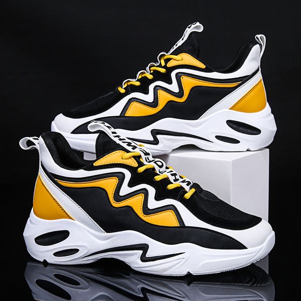 men's casual shoes spring sneakers men masculino adulto breathable chunky dad shoes men fashion snerkers zapatillas hombre, Black
men's casual shoes spring sneakers men masculino adulto breathable chunky dad shoes men fashion snerkers zapatillas hombre, Black