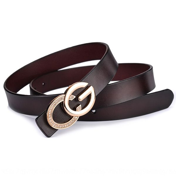 women's smooth buckle dress genuine belt double gg letter buckle casual all-match dress decorative belt, Black;brown
women's smooth buckle dress genuine belt double gg letter buckle casual all-match dress decorative belt, Black;brown