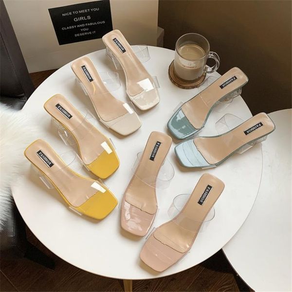 clear heels slippers 2020 summer casual shoes women transparent high heels pumps wedding square heel sandals crystal slides, Black
clear heels slippers 2020 summer casual shoes women transparent high heels pumps wedding square heel sandals crystal slides, Black